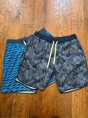 Two pair Men’s Fair Harbor Swim Trunks/ Shorts